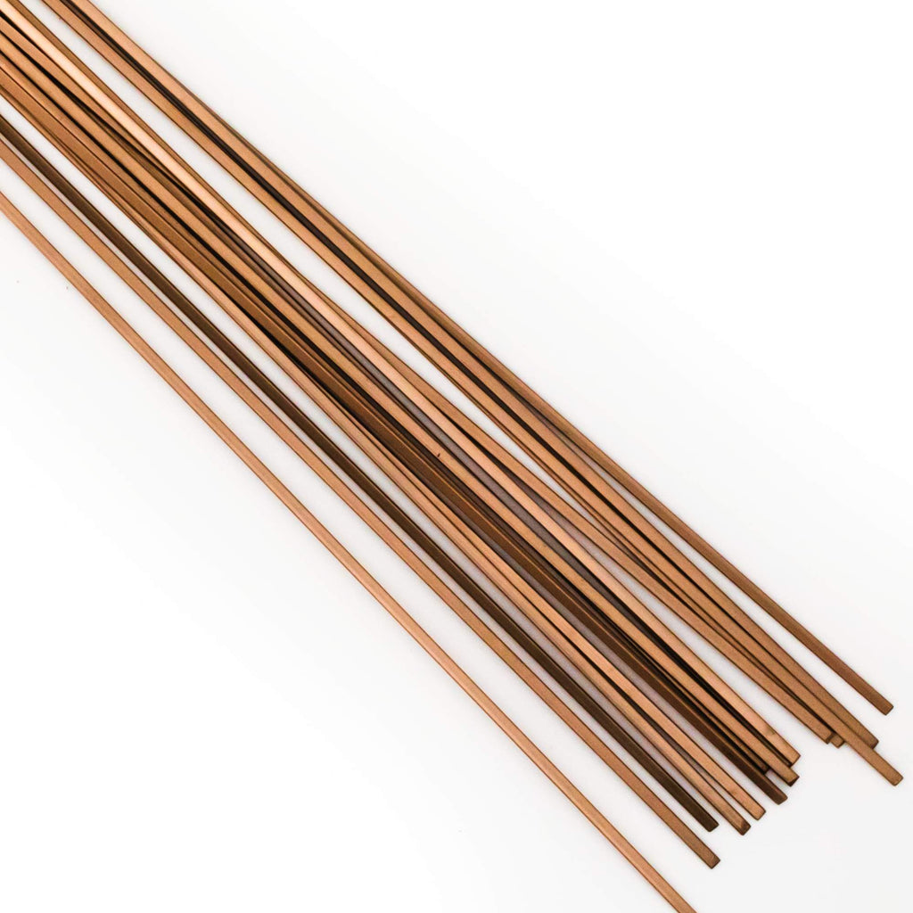 SÜA® - BCuP-3 Silver PhosCopper Brazing Rod - 5% Silver - Flat - 1/8" X